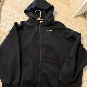 Nike Black Full-Zip Sweatshirt